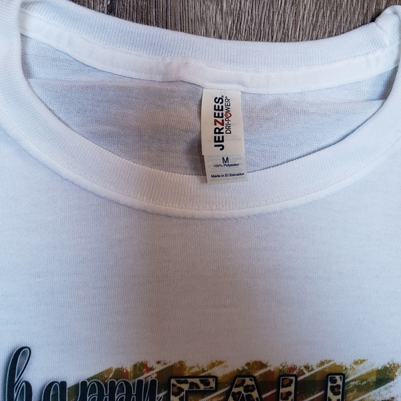 Fall Womens TShirt Happy Fall Y'all Graphic Tee - Picture 5 of 5